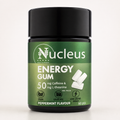 Nucleus Peppermint Energy Gum – 50 mg Caffeine + 50 mg L-Theanine – 60 Pieces